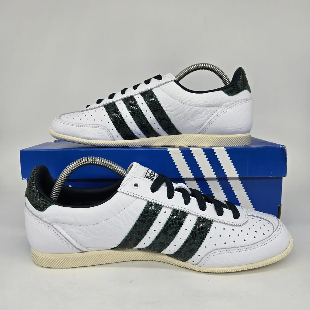 adidas Japan Snakeskin Cloud White Collegiate Green Women's Shoes Size 9.5 New - Picture 6 of 8